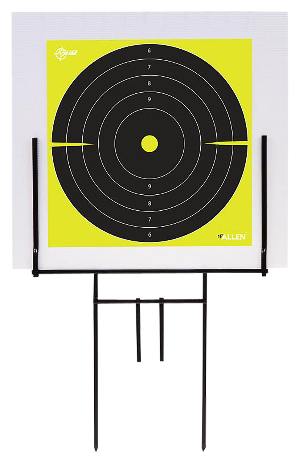 Allen 15309 EZ-Aim Portable Range Target Stand Black Steel 18" W x 19" H Standing Includes 2 Adhesive Targets - Image 2