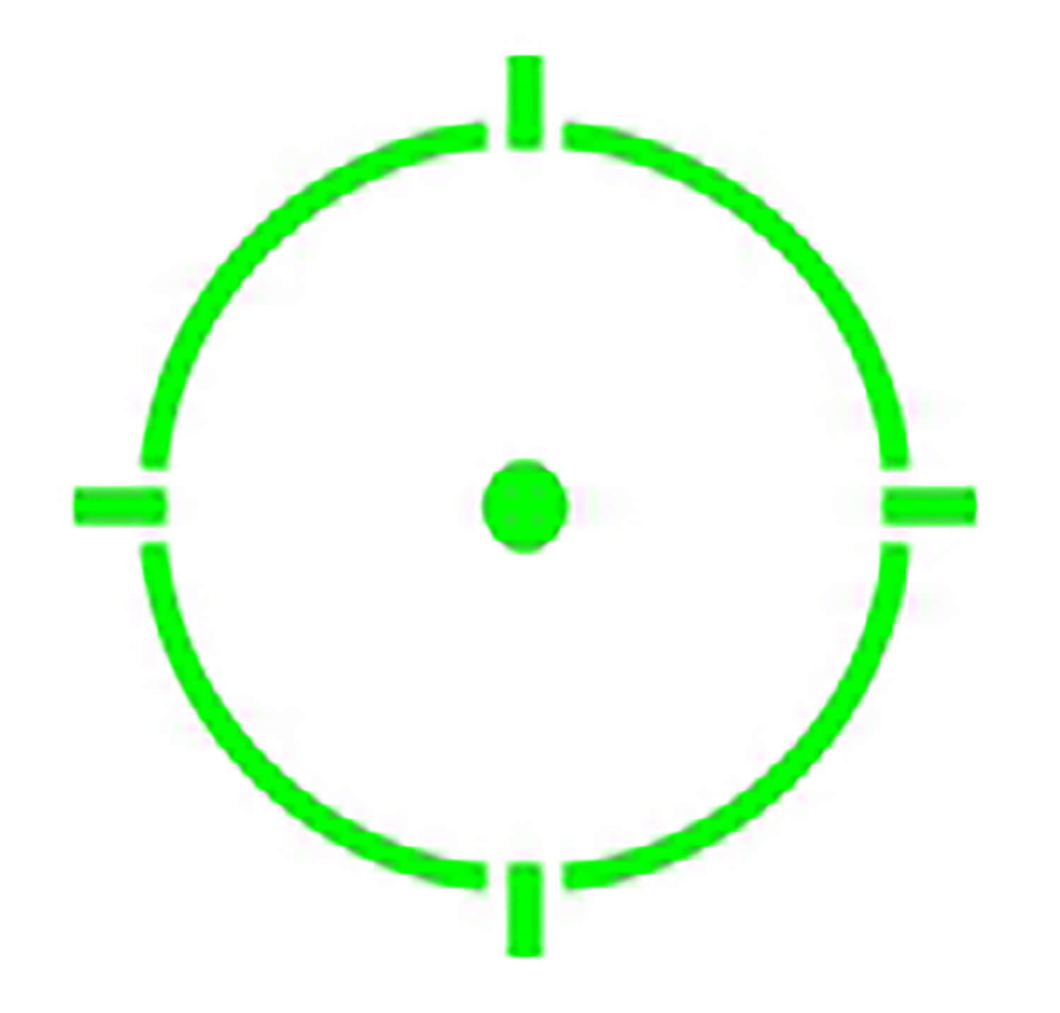 Holosun SCRSGRMRS SCRS GR MRS 1 x 20mm 2 MOA Green Dot/65 MOA Green Circle Multi Reticle - Image 3