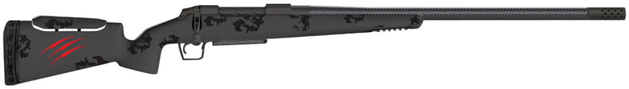 Fierce Firearmss FCRXP308WIN22BBO Carbon Rival XP 308 Win 4+1 (Detachable Mag) 22" C3 Carbon Fiber, Black Steel Rec, Blackout Camo Carbon Fiber Rival Stock with Adj. Cheek Piece, Radial TI Muzzle Brake, Bix & Andy Adj. Trigger