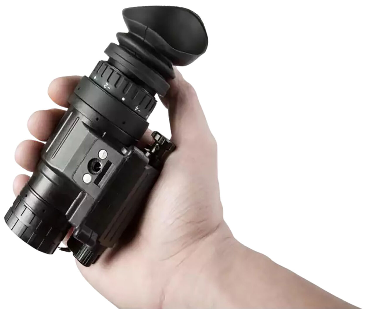 AGM Global Vision 11P14122483021 PVS-14 NL2 night-vision Hand Held/Mountable Scope Black 1x 26mm, Gen 2+ Level 2, Green Filter - Image 3