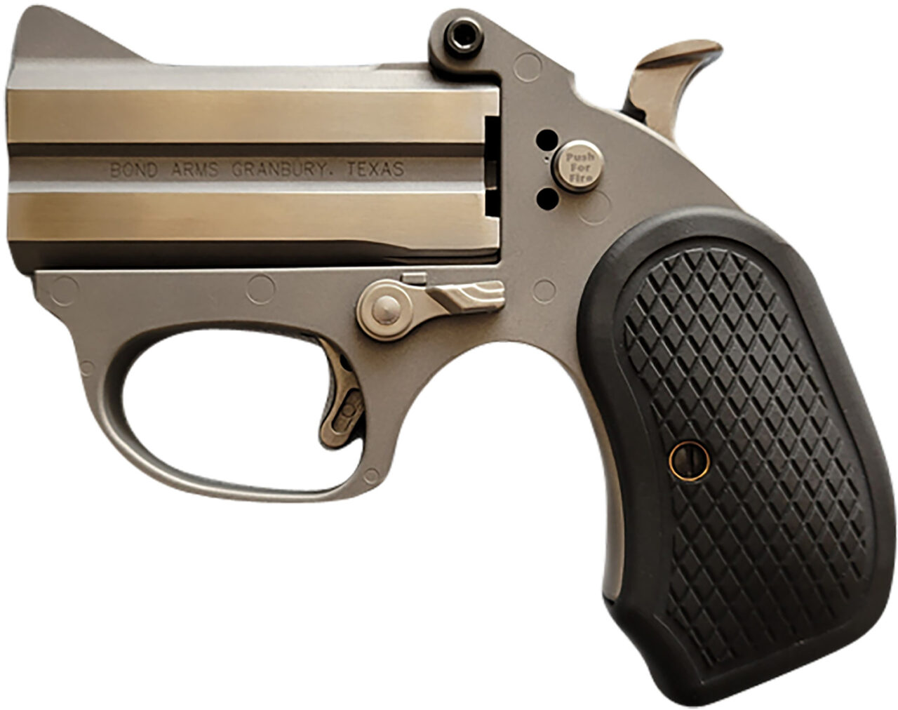 Bond Arms BAHB Honey B 380 ACP 2rd Shot 3" Matte Stainless Steel Frame, Black Extended B6 Resin Grips - Image 2