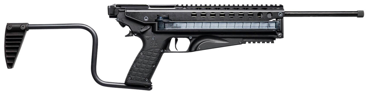Kel-Tec R50BLK R50 5.7x28mm 50+1 16.10" Threaded, Black, Polymer Grip, Side-Folding Stock, Adjustable Sights, QD Sling Mount