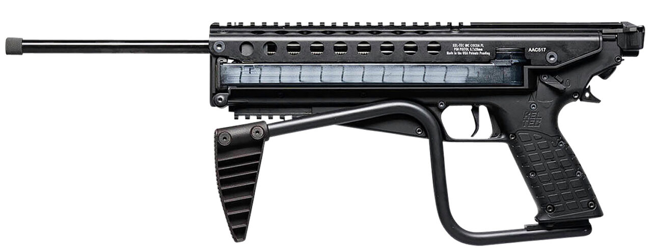 Kel-Tec R50BLK R50 5.7x28mm 50+1 16.10" Threaded, Black, Polymer Grip, Side-Folding Stock, Adjustable Sights, QD Sling Mount - Image 2
