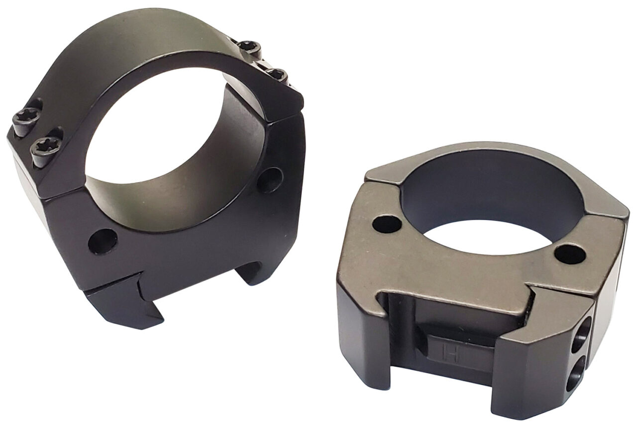Talley TMS35H Modern Sporting Black Anodized Aluminum 35mm Tube High Picatinny Rail Mount