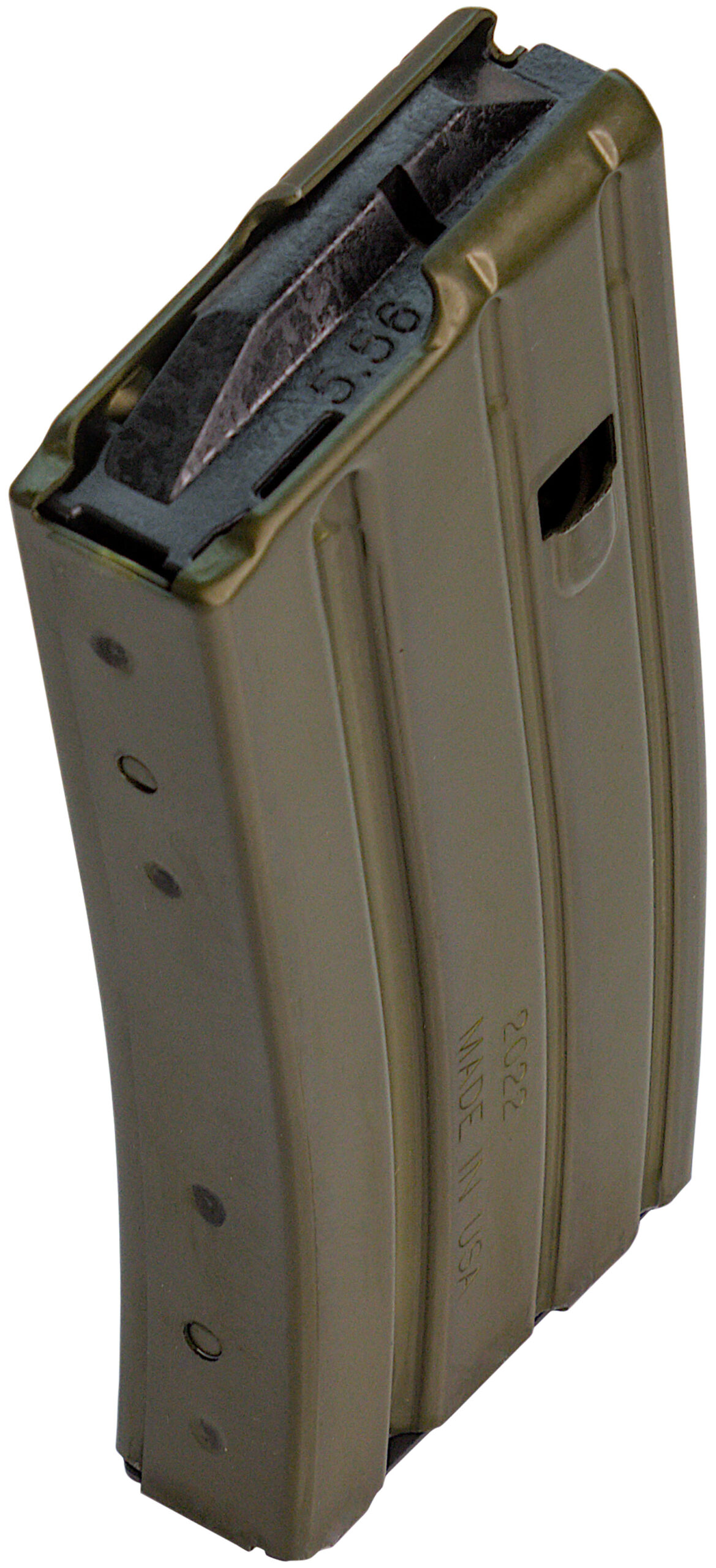 DuraMag 2023008175CPD AR-15 Duramag Speed 20rd 300 BO/.223 Cal/5.56 Fits AR-15 OD Green Aluminum