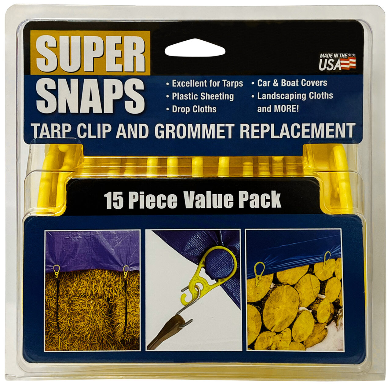 AccuSharp 1007C Super Snaps Yellow 8.80" Long 15 Pack - Image 2