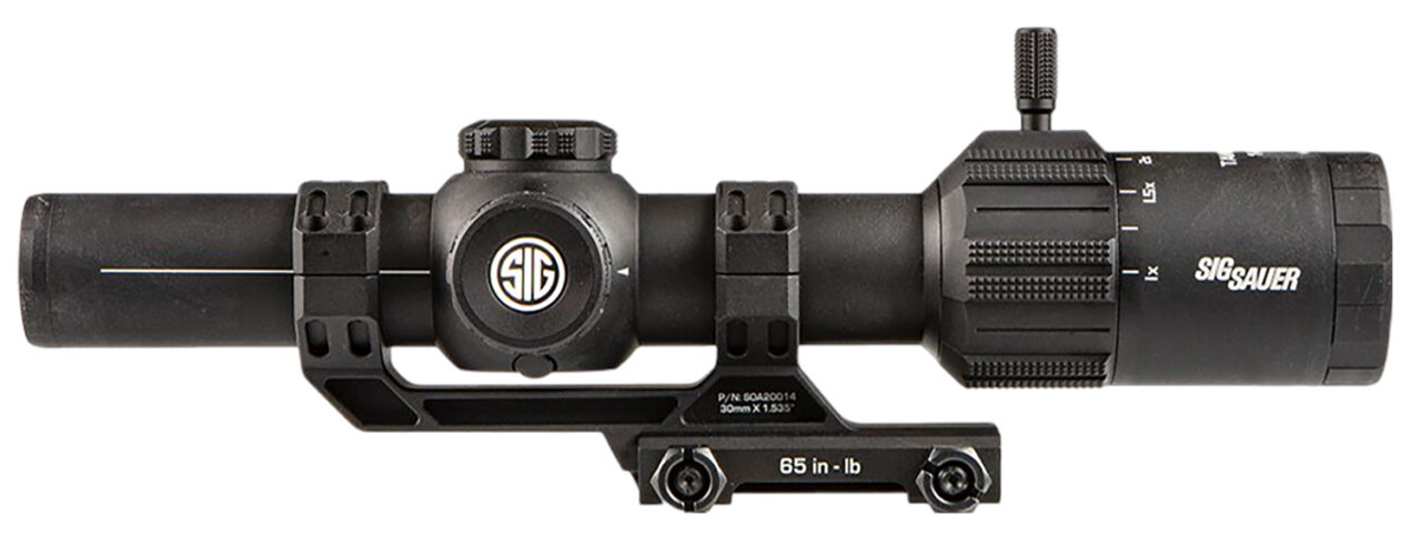 Sig Sauer Electro-Optics SOTM61002 Tango-MSR LPVO (FFP) Coyote Tan 1-6x24mm 30mm Tube Illuminated BDC6 Reticle Features Throw Lever & ALPHA-MSR Mount