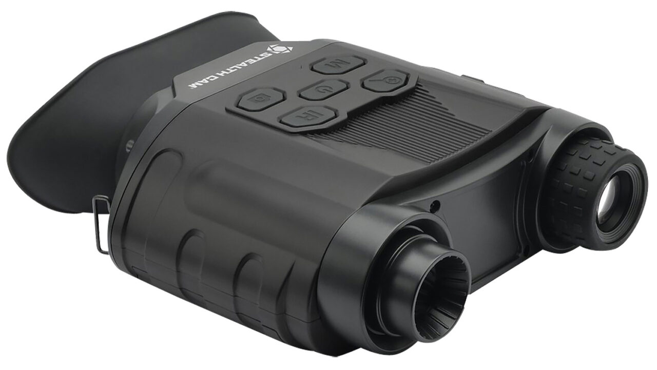 Stealth Cam STC-DNVB2 DNVB Black Rubber Armor, night-vision Binocular 3x20mm, Zoom Digital 9x