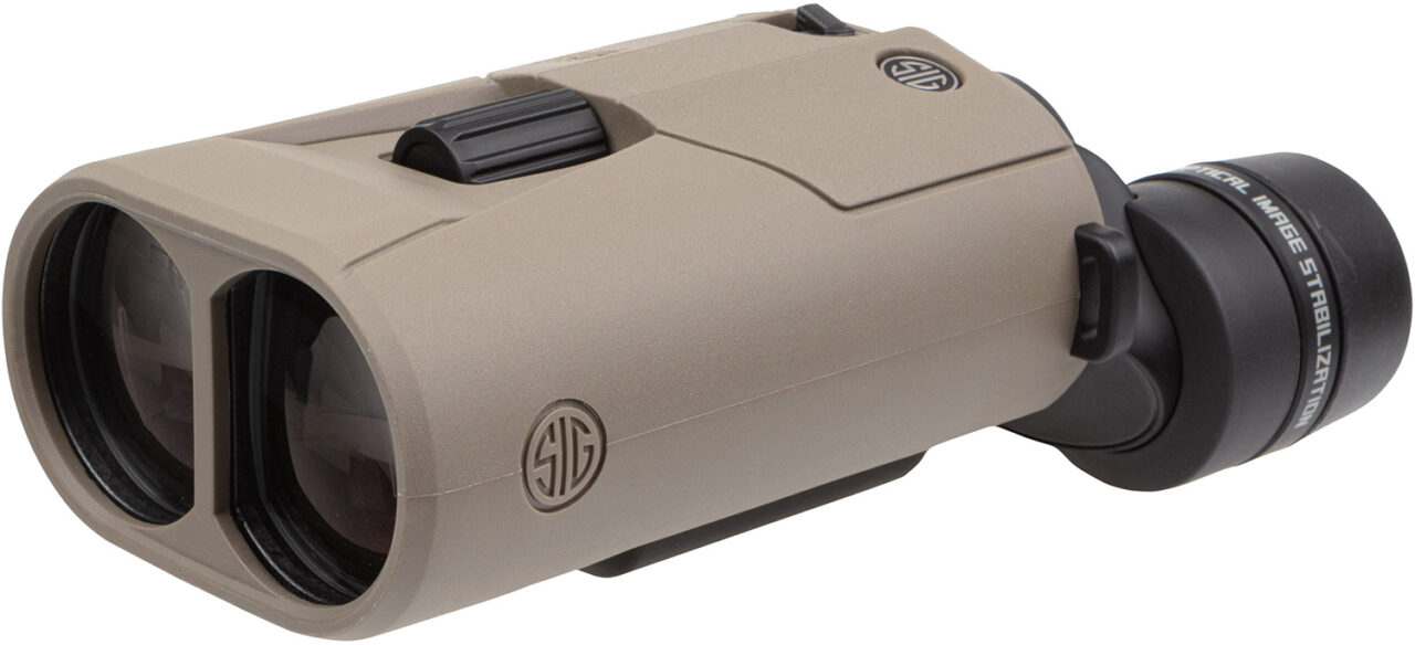 Sig Sauer Electro-Optics SOZ6WP10 Zulu6 HDX Flat Dark Earth 10x30mm Roof Prism Magnesium Features Optical Image Stabilization