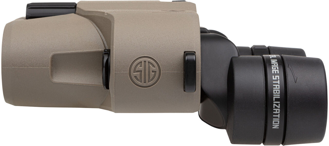Sig Sauer Electro-Optics SOZ6WP10 Zulu6 HDX Flat Dark Earth 10x30mm Roof Prism Magnesium Features Optical Image Stabilization - Image 2