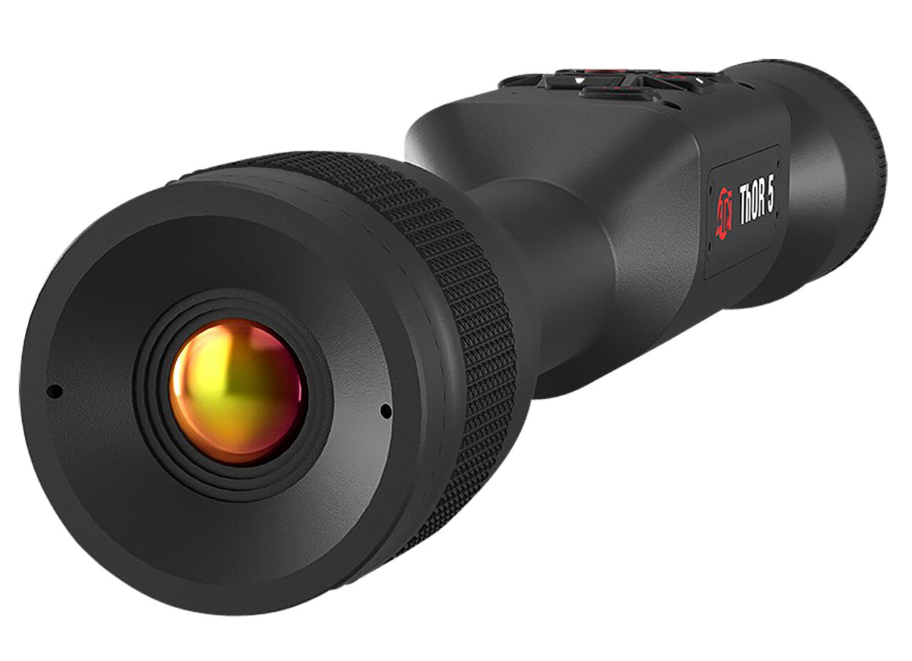 ATN TIWST5319A Thor 5 320 Thermal Rifles Scope, Black Anodized 3-12x Smart Mil Dot Reticle w/Zoom 320x240, 12 Microns 60 fps Resolution
