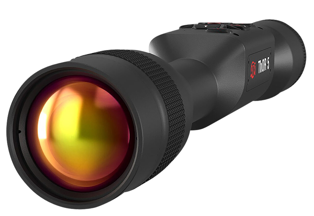 ATN TIWST5650A Thor 5 640 Thermal Rifles Scope, Black Anodized 4-32x Smart Mil Dot Reticle w/Zoom. 640x480, 60 fps Resolution