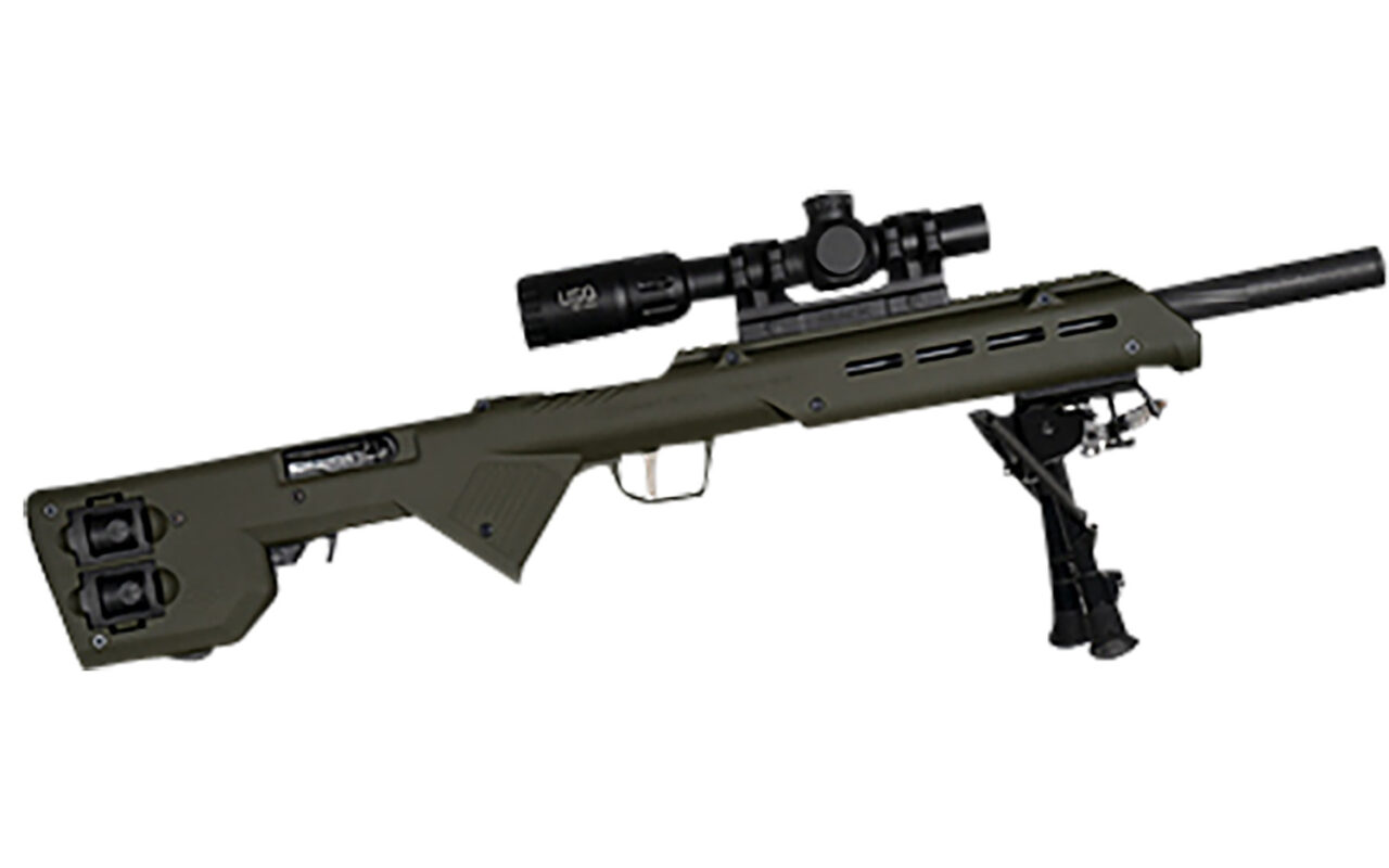 Desert Tech TRK22GRN TREK-22 Rifles Chassis OD Green Synthetic Fixed Bullpup Fits Ruger 10/22 26.75" OAL