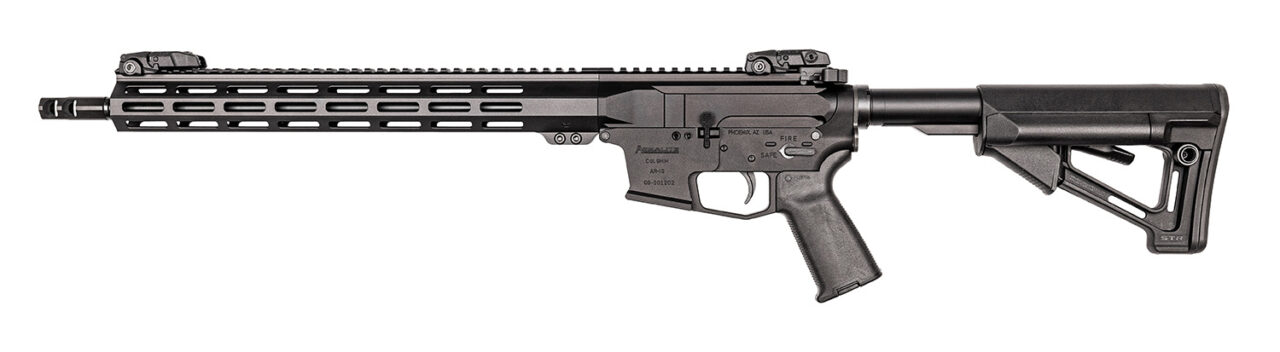 ArmaLite M-15 PDW 9mm Luger 33+1 16", Black, Muzzle Brake, Magpul Furniture, STR Stock, MOE+ Grip, MBUS Sights (Glock Mag Compatible) - Image 2