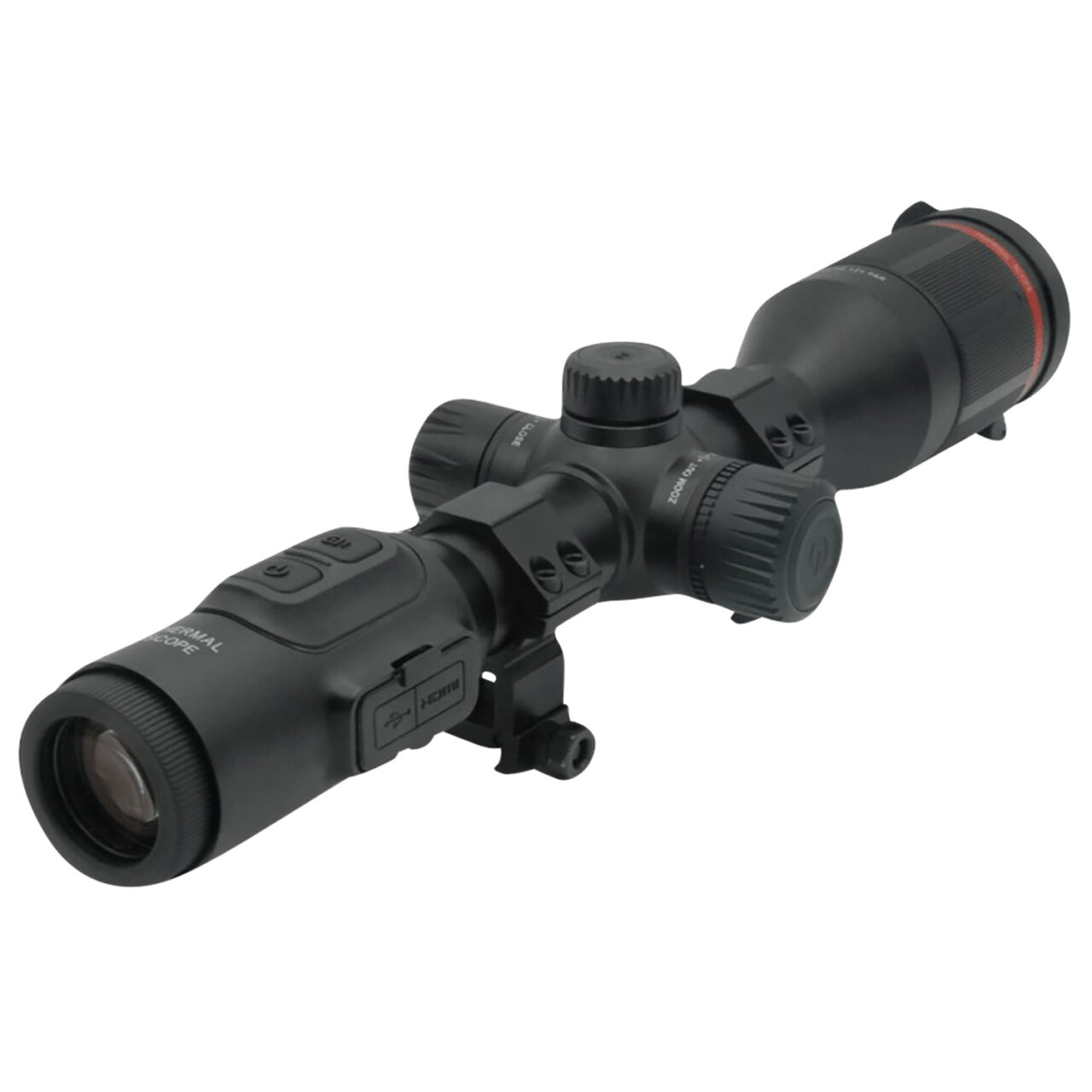 X-Vision 203202 TS300 Thermal Scope with Rings, Black, 2-16x35mm, Multi Reticle/Color 1024x768 OLED, 3,100 yds Detection Range, 640x480 Thermal Sensor, Photo/Video/PiP - Image 2