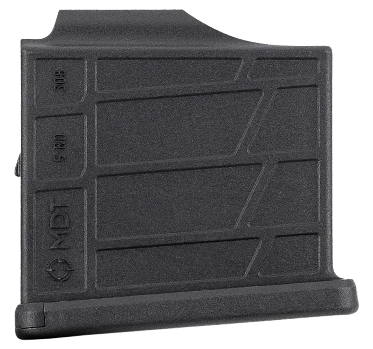Mdt Sporting Goods Inc 105026BLK AICS Magazine 5rd Extended 308/6.5 Creedmoor Short Action, Black Polymer, Fits Some Chassis/Bottom Metal (MDT, XLR, KRG, GRS, CDI, Pacific Tool & Gauge) - Image 2