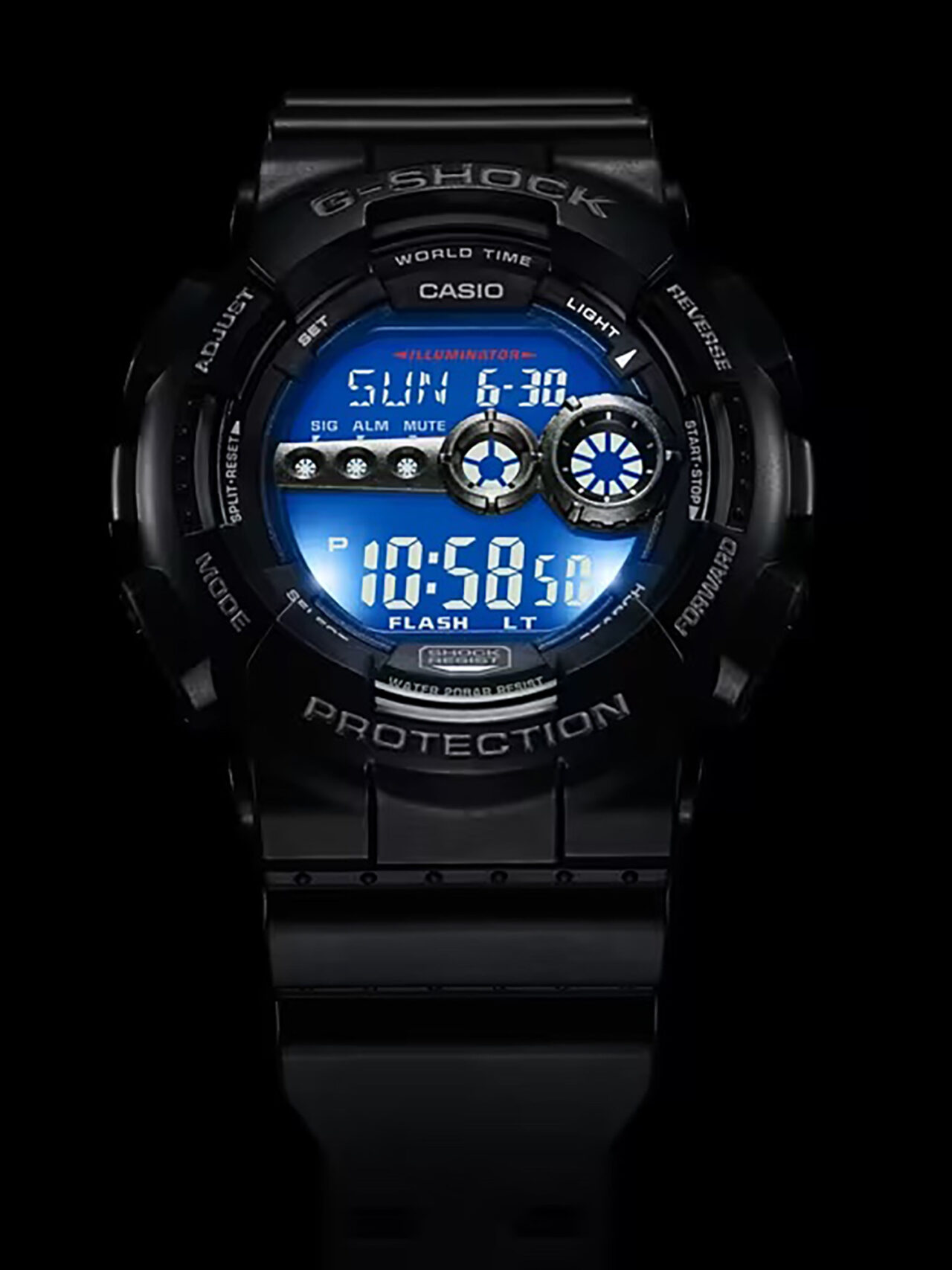 G-shock GD1001B G-Shock Tactical Black Stainless Steel Bezel - Image 2