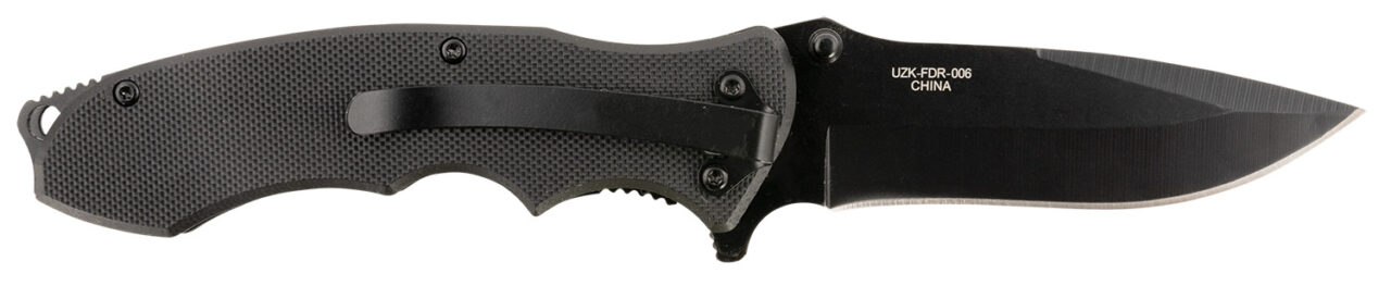 Uzi Accessories UZKFDR006 UZI Responder VI Black, Stainless-Steel Blade - Image 2