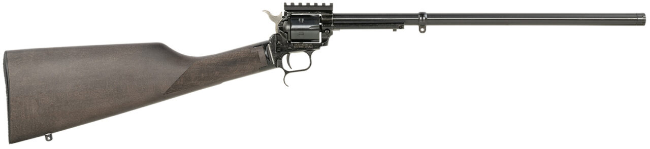 Heritage Mfg BR226B16PIC Rough Rider Tactical Rancher 22 LR 6rd 16.12", Black Oxide Barrel/Rec, Black Stained Walnut Stock, Optics Mount, Includes Sling