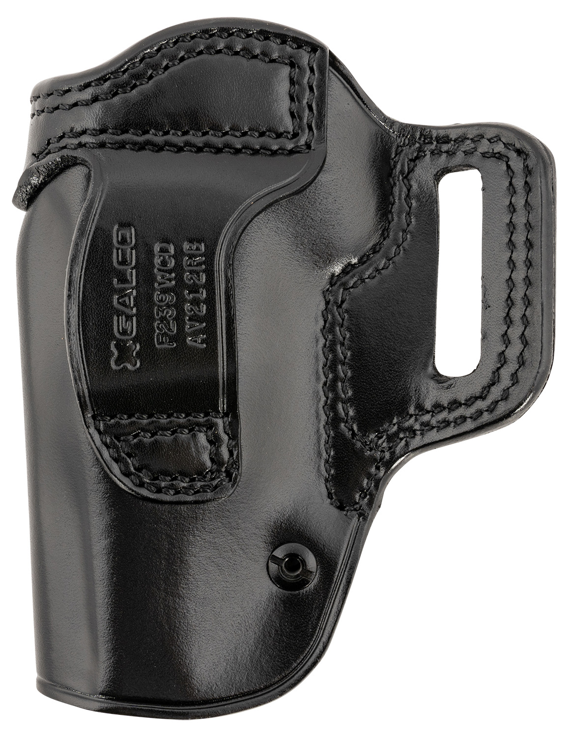 Galco AV212RB Avenger OWB Black Leather Fits 1911 5" Belt Slide, Right Hand - Image 2