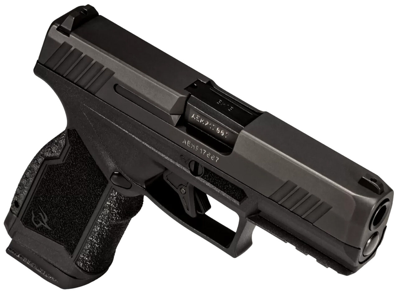 Taurus 1GX4CR941 GX4 Carry Compact Frame, 9mm Luger 15+1, 3.70" Satin Black DLC Steel Barrel, Black Gas Nitride Serrated Slide, Black Polymer Frame w/Picatinny Rail, Black Polymer w/Interchangeable Backstrap Grip - Image 3