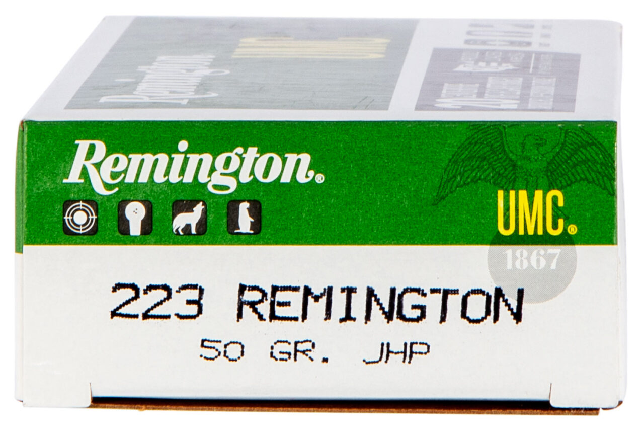 Remington Ammunition 23812 UMC 223 Rem 50 gr Jacketed Hollow Point (JHP) 20 Per Box/ 10 Cs - Image 2