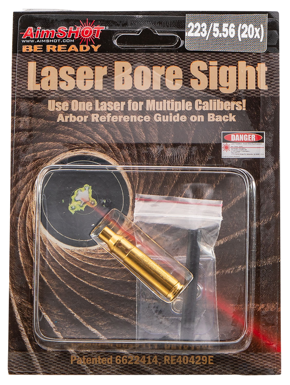 Aimshot BS22320X Laser Boresighter Cartridge 223 Rem Brass 20X Brighter - Image 2