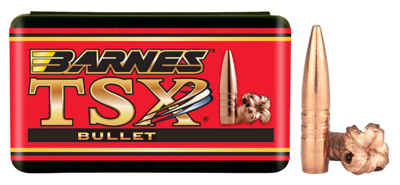 Barnes Bullets 30222 TSX 25 Cal .257 100 gr TSX Boat Tail 50 Per Box