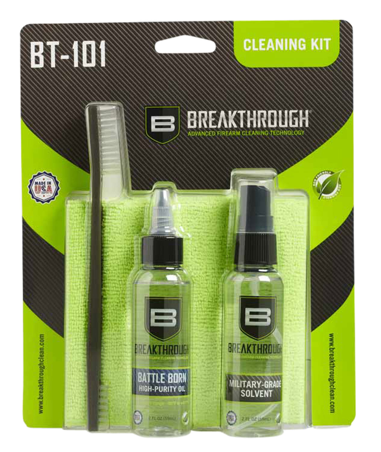 Breakthrough Clean BT101 Basic Cleaning Kit Multi-Caliber/Green - Image 2