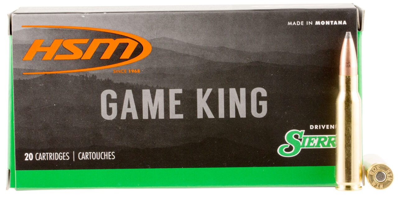 HSM .308 Winchester 150gr GAMEKING – 20rd