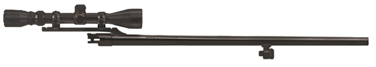 Mossberg 92156 OEM 12 Gauge 24" Slug Barrel w/Cantilever Mount, Fully-Riflesd Bore & Blued Finish, For Use w/Mossberg 500 & Maverick 88 6-Shot Models, Includes 3-9x40mm Scope