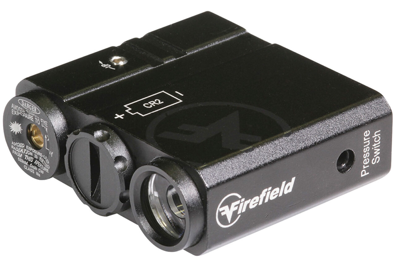 Firefield FF25008 Charge 5mW Red Laser 630-650nM Wavelength (20 yds Day/300 yds Night Range)with 180 Lumens LED Light Matte Black Finish for AR-Platform Includes Pressure Pad & Battery
