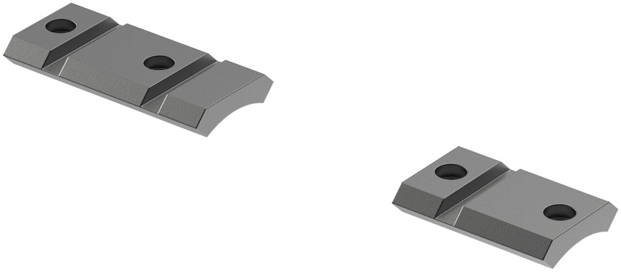 Leupold 171707 QRW Cross-Slot Base Set Matte Black Savage 10/110