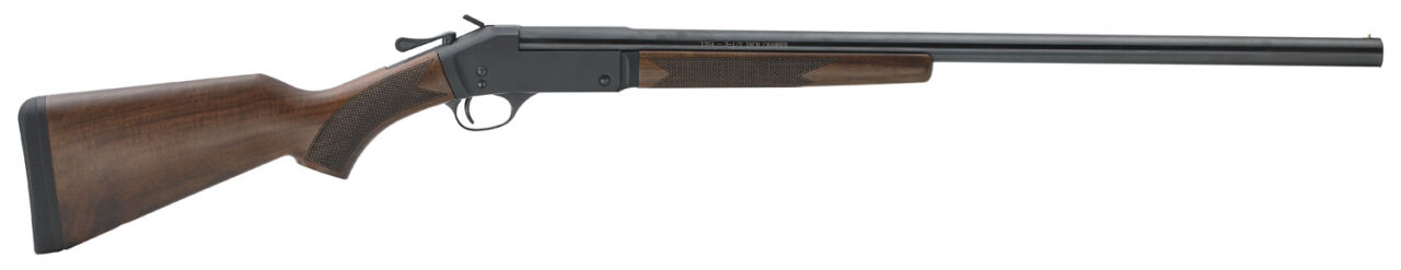 Henry H01520 Single Shot 20 Gauge with 26" Barrel, 3" Chamber, 1rd Capacity, Blued Steel Finish & American Walnut Stock Right Hand (Full Size)