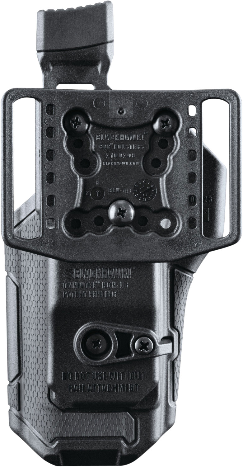 Blackhawk 419000BBR Omnivore OWB Black Plastic Belt Slide Fits Most Semi-Autos Right Hand - Image 2
