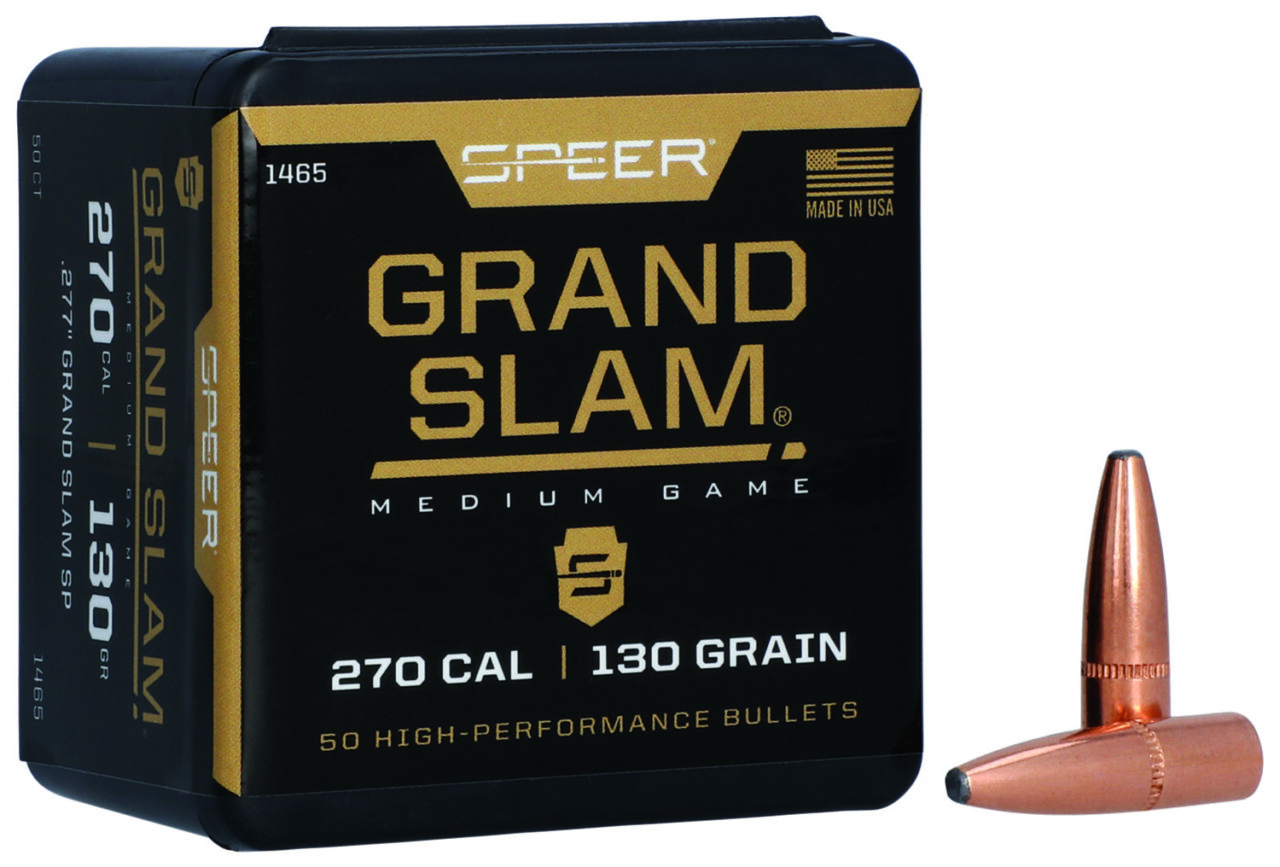 Speer 1465 Grand Slam 270 Cal .277 130 gr Soft Point (SP)