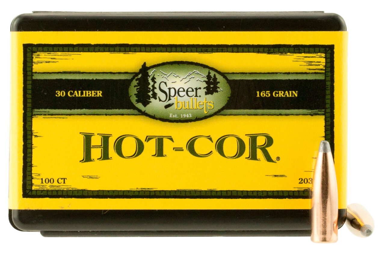Speer 2035 Hot-Cor Rifles 30 Caliber .308 165 GR Spitzer Soft Point 100 Box