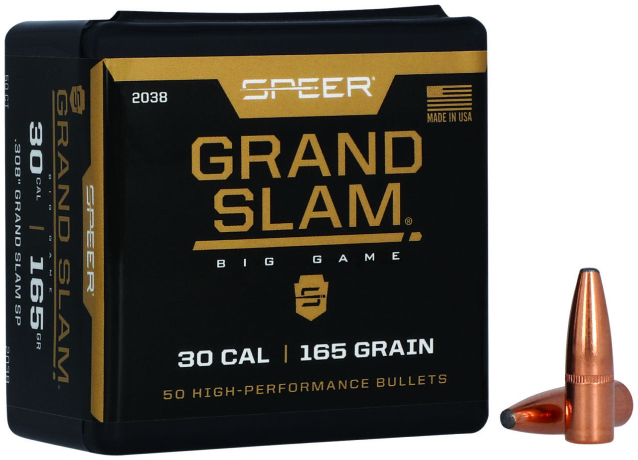Speer 2038 Grand Slam 30 Cal .308 165 gr Soft Point (SP)