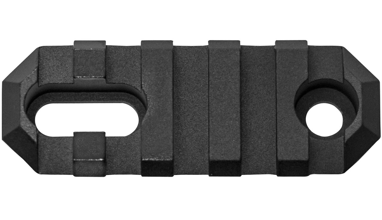 GrovTec US Inc GTSW189 M1913 Picatinny Rail AR Platform 2.20" 5 Slot Black Aluminum