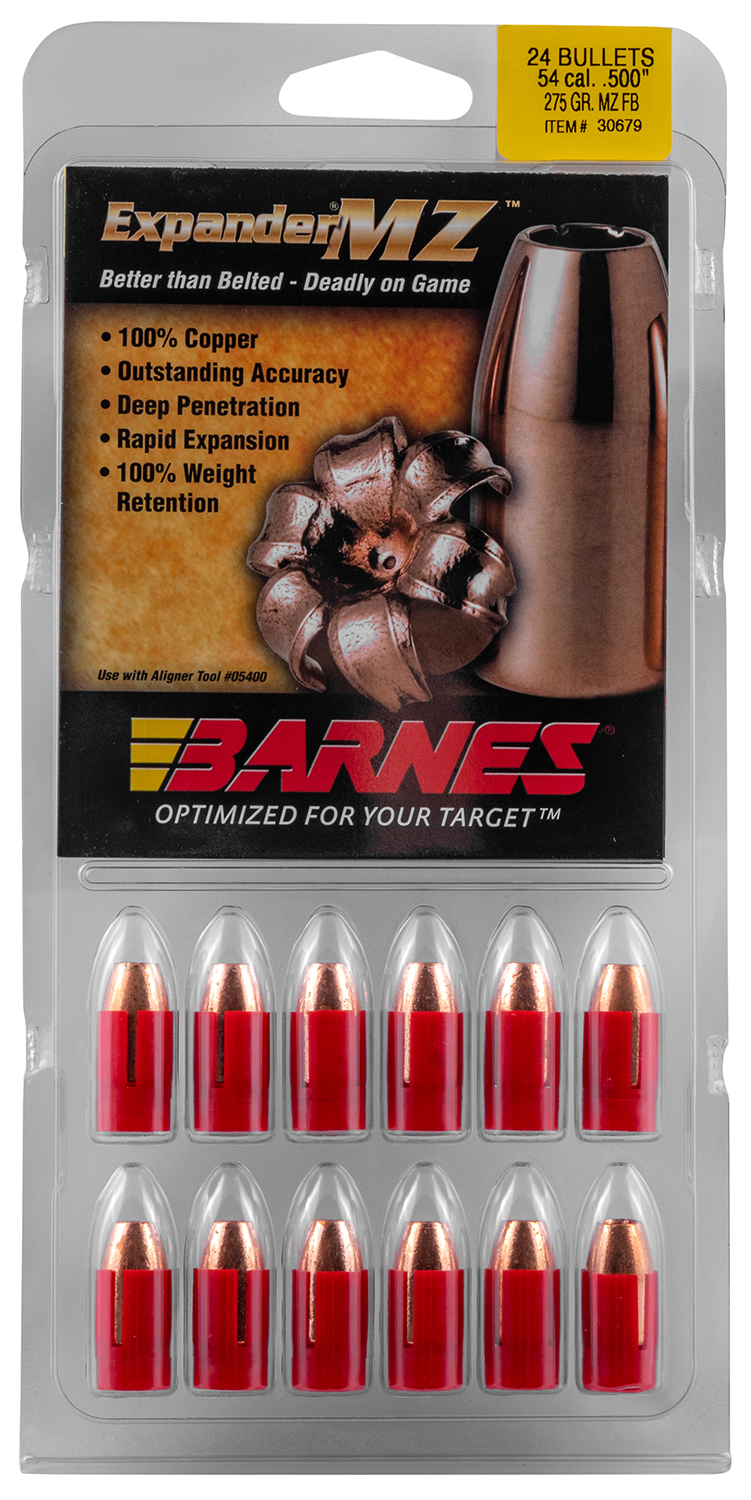 Barnes Bullets 30679 Expander MZ Muzzleloader 54 Cal Expander MZ Hollow Point 275 gr 24 - Image 2