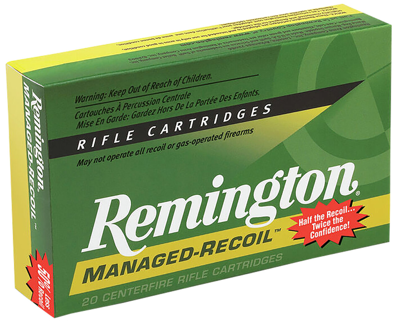 Remington Ammunition 27644 Managed-Recoil 30-30 Win 125 gr Soft Point Core-Lokt (SPCL) 20 Per Box/ 10 Cs