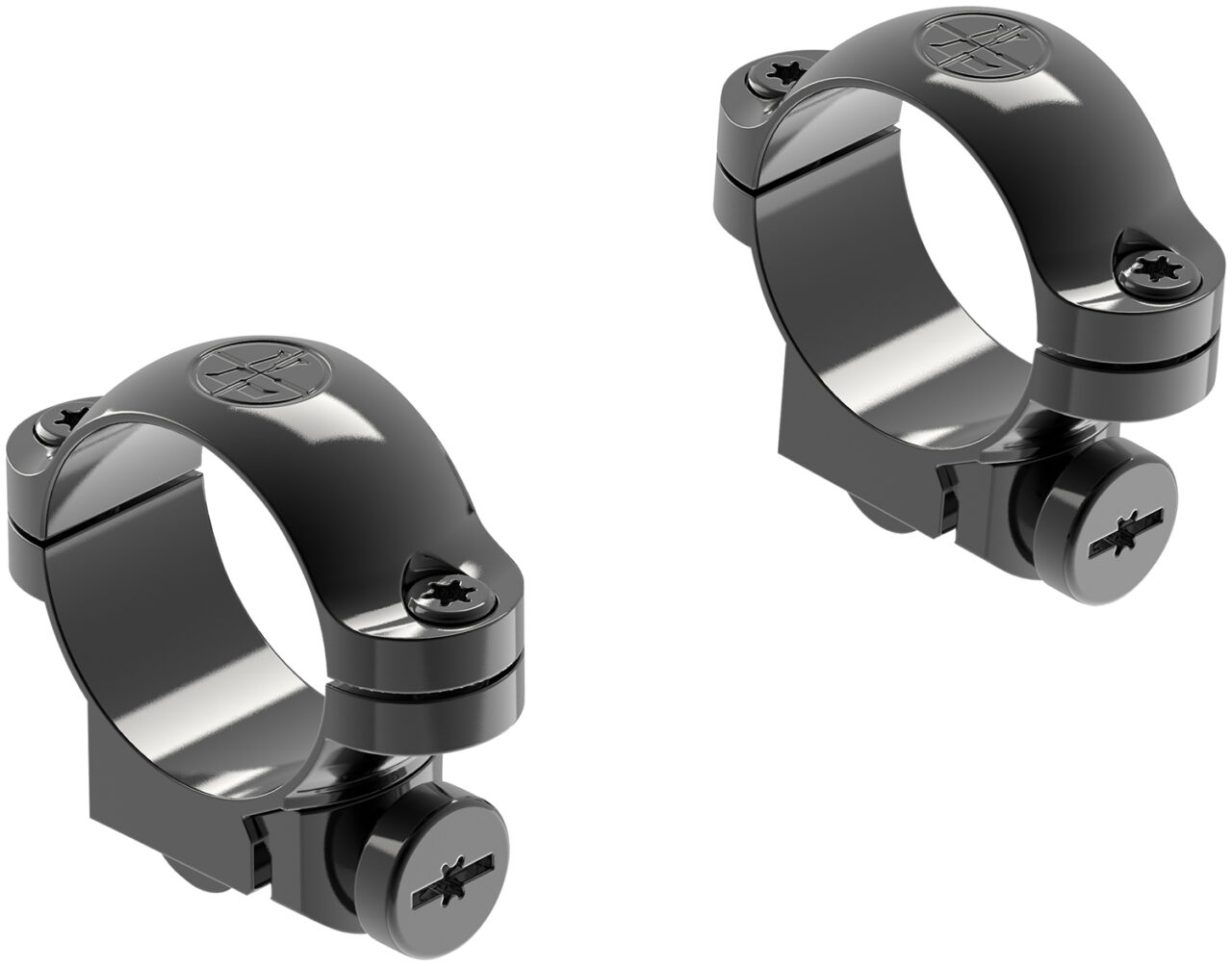 Leupold 50217 Ringmounts Scope Ring Set Ruger #1, 77/22 High 1" Tube Matte Black Steel