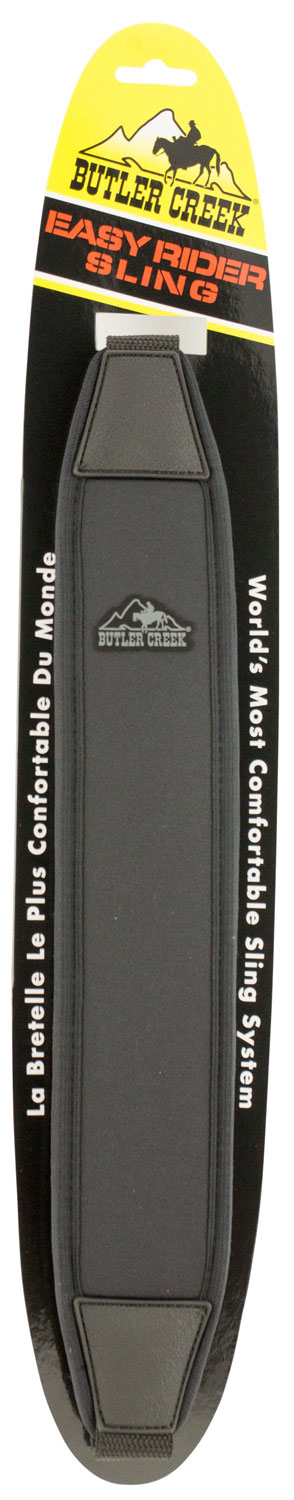 Butler Creek 80073 Easy Rider Rifles Sling Black Neoprene w/Sharkskin Back 48" OAL 2.5" Wide Adjustable Design