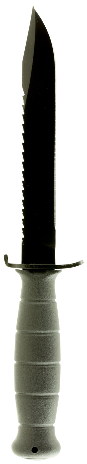 Glock KB17281 Field 7" Fixed Clip Point Plain/Saw Black High Carbon Steel Blade/ Black Textured Trimond Polymer Handle