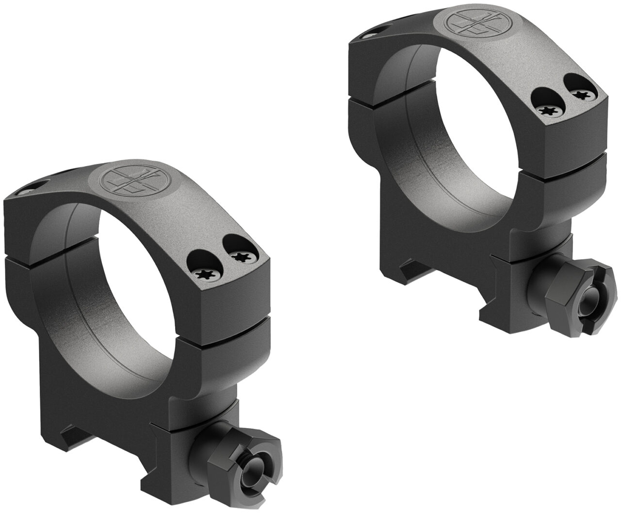 Leupold 120180 Mark 4 Scope Ring Set Picatinny Rail High 35mm Tube Matte Black Aluminum