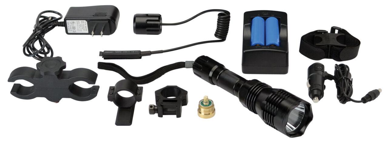 Cyclops CYCVB250 Varmint Light Kit Black 250 Lumens Red/Green/White Filter - Image 2