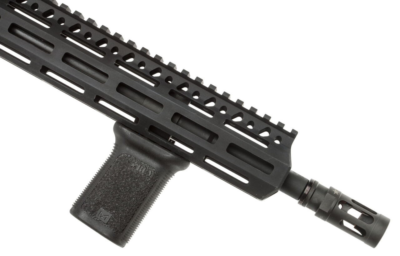 BCM VGMCMRMOD3BK BCMGunfighter Vertical Grip Mod 3 Made of Polymer With Black Aggressive Textured Finish for M-Lok Rail - Image 3