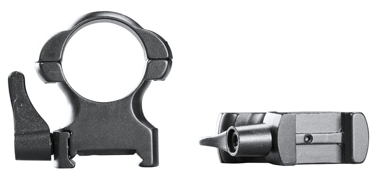 Weaver Mounts 49327 Lever Lok Top Mount 1" Extra High Matte Black Steel - Image 2