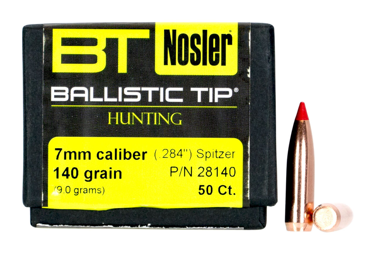 Nosler 28140 Ballistic Tip 7mm .284 140 GR Spitzer 50 Per Box - Image 2