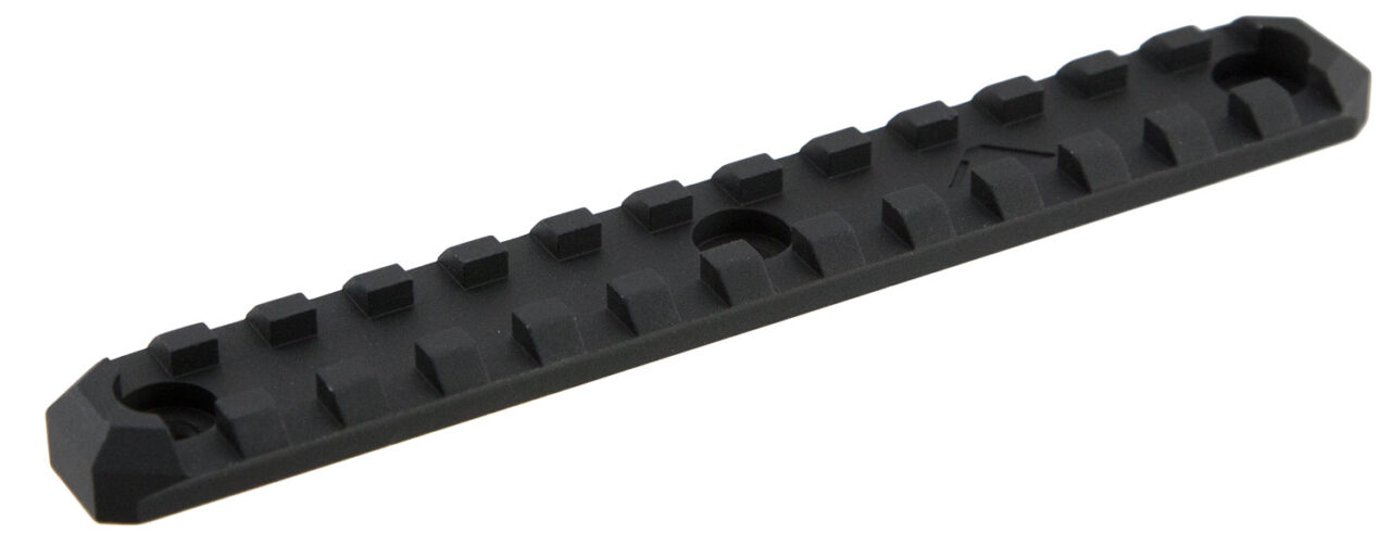 Aim Sports MLRS3 Panel Section Rifles Picatinny Rail 6" 15 Slot Black Anodized 6061-T6 Aluminum